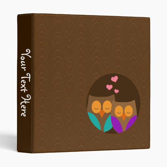 Owls in a Nest Binder (Front/Spine)