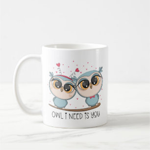 Owls in Love Coffee Mug