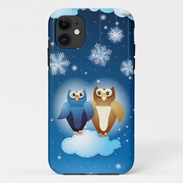 Owls in love, iPhone 5 case (Back)