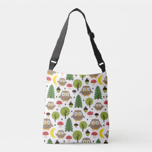 Owls In The Forest Crossbody Bag