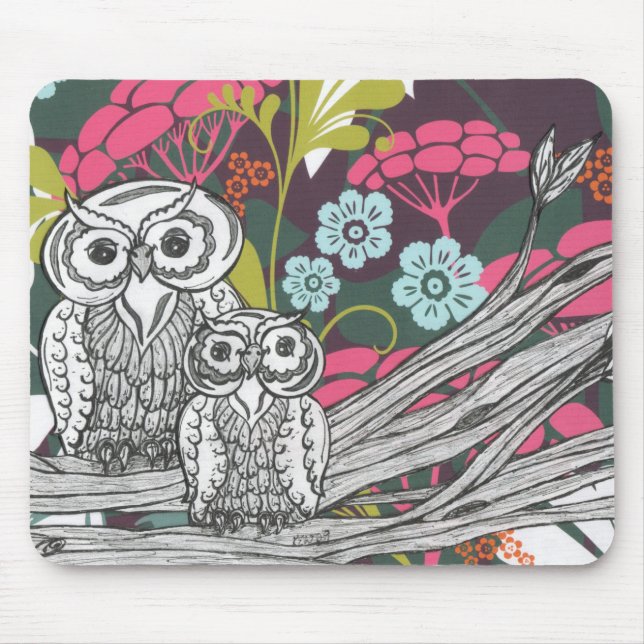 owls mouse pad (Front)