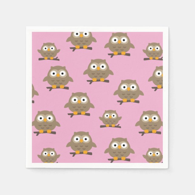 Owls Napkins (Front)