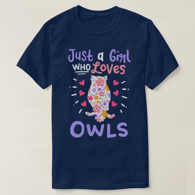 Owls Owl Lover T-Shirt (Design Front)
