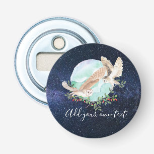 Owls Personalized Bottle Opener