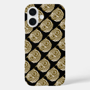 Owls repeating all over iPhone 16 case