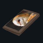 OWLS TRIFOLD WALLET<br><div class="desc">A beautiful soft artistic watercolor of a Barn Owl.</div>