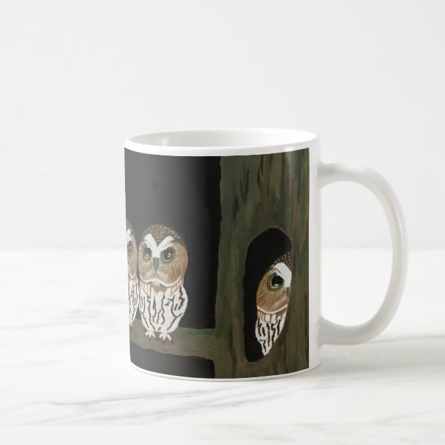 Owls with attitude mug design (Right)
