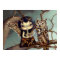 Owlyn ART PRINT owl fairy fantasy