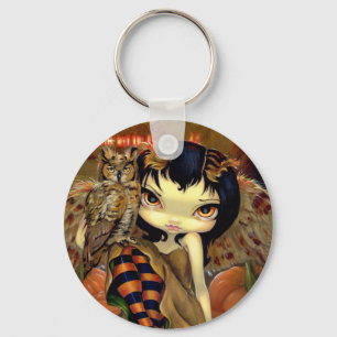"Owlyn in Autumn" Keychain