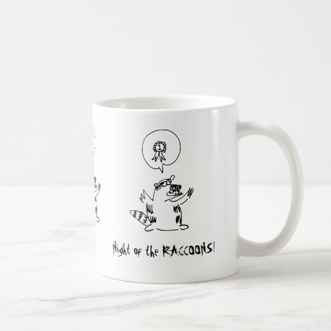 Owly's #1 Raccoon Mug (Right)