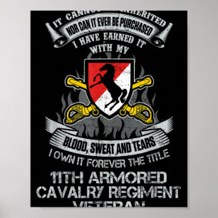 Own Forever The Title 11th Armoured Cavalry Regime Poster