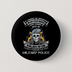 Own Forever The Title Military Police Us Army Mp V 2 Inch Round Button