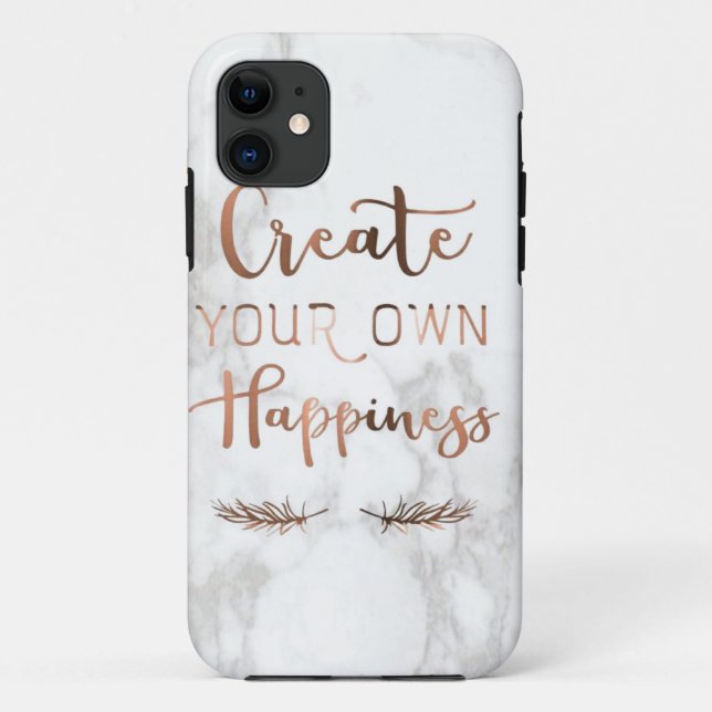 own happiness marble Case-Mate Tough Apple  iPhone Case (Back)