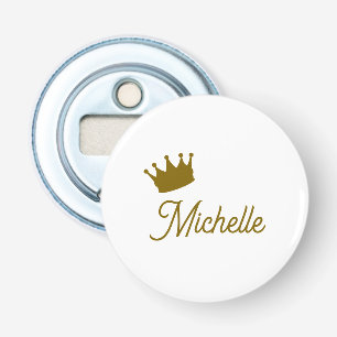 Own Name Creative Trendy Gold Colour Script Bottle Opener