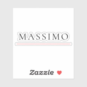 Own Name Decorative Chic Plain Simple Black White