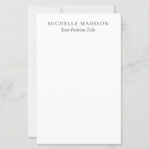 Own Name Mode Trendy Minimalist Professional Plain