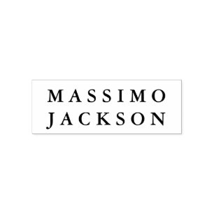 Own Name Professional Trendy Minimalist Self-inking Stamp
