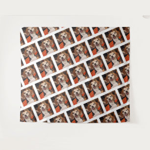 Own Pet Photo - Dog, Cat, Step and Repeat Backdrop Tapestry