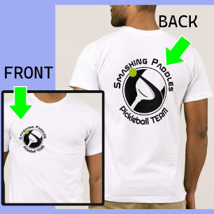😍Own text Smashing paddles T-Shirt