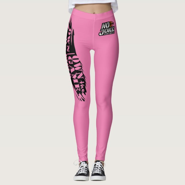 Own The Game /Field 2 Leggings Pink (Front)