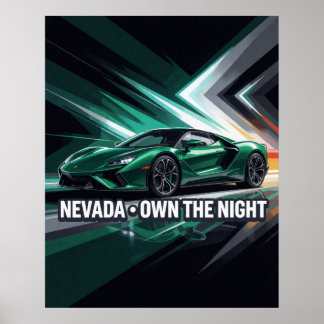 Own The Night Bold Performance Vehicle Poster