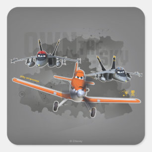 Own the Sky Square Sticker