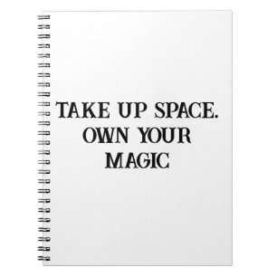 Own Your Magic Empowering Notebook