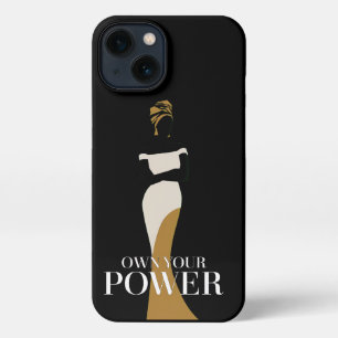 Own Your Power: A Portrait of Confidence and Grace iPhone 13 Case