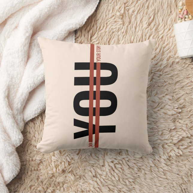 Own Your Story Shirt – Bold Motivational Quote Throw Pillow (Blanket)