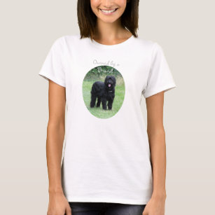 Owned by a Briard dog ladies t-shirt, gift idea T-Shirt