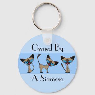 Owned By A Siamese Keychain