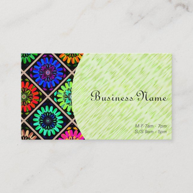 Owner or Employee I/ U-pick Colour/ Radiant Business Card (Front)