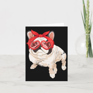 Owner Sungles Bandana Fun French Bulldog Frenchie Card