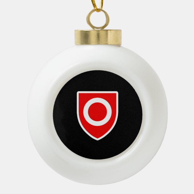 Ownership Pride Ceramic Ball Christmas Ornament (Front)