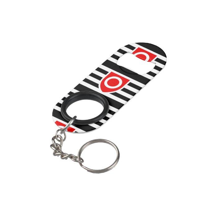 OWNERSHIP PRIDE FLAG MINI BOTTLE OPENER (Back Angled)