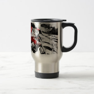Owning The Mountain - Motocross Dirt-Bike Racer Travel Mug
