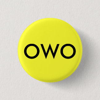 OWO 1 INCH ROUND BUTTON