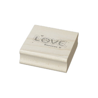 OWRAssist Love Rescues Rubber Stamp