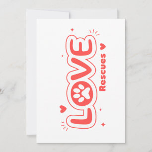 OWRAssit Love Rescues Thank You Card