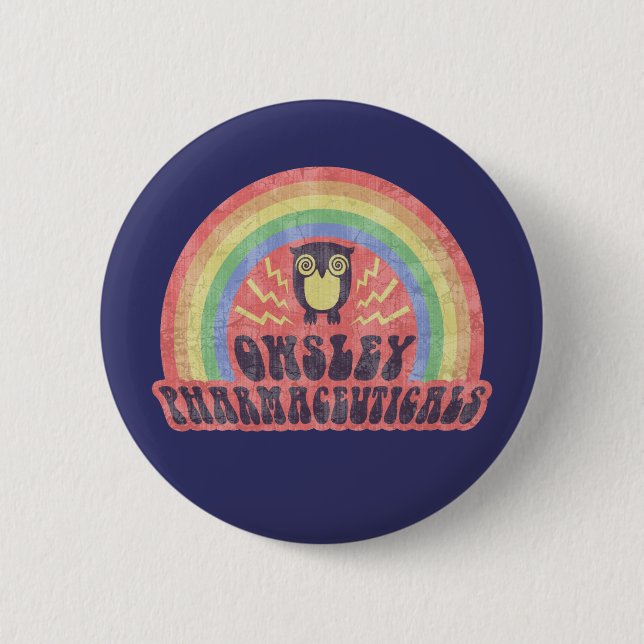 Owsley Pharmaceuticals 2 Inch Round Button (Front)