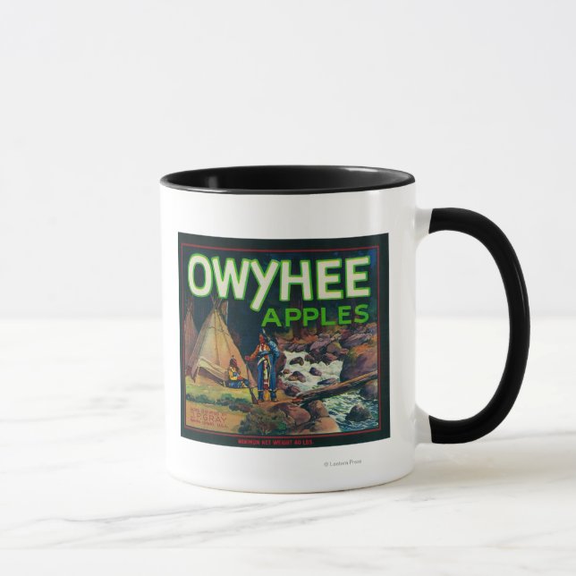 Owyhee Apple Crate LabelNampa, ID Mug (Right)