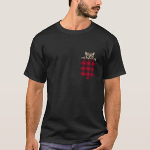 Owyhee Cat In Pocket Peeking Kitten Lover Mom Dad T-Shirt
