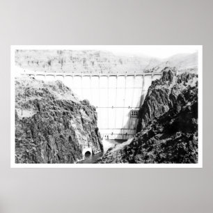 Owyhee Dam near Nyssa, Oregon Vintage Poster
