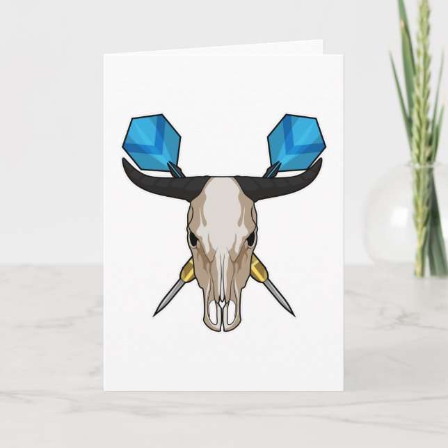 Ox at Darts with Dart Card (Front)