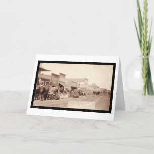 Ox Teams at Sturgis Dakota Territory SD 1887 Card