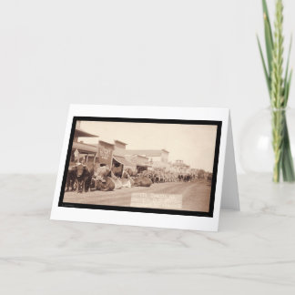 Ox Teams at Sturgis Dakota Territory SD 1887 Card