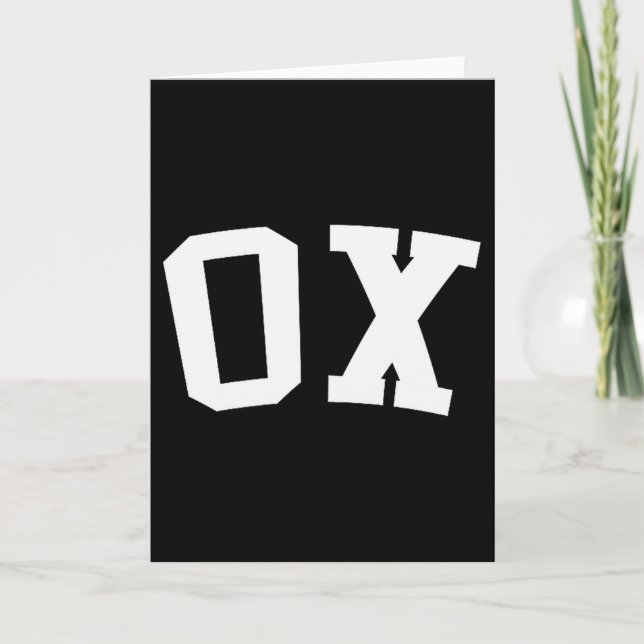 Ox The  Card (Front)
