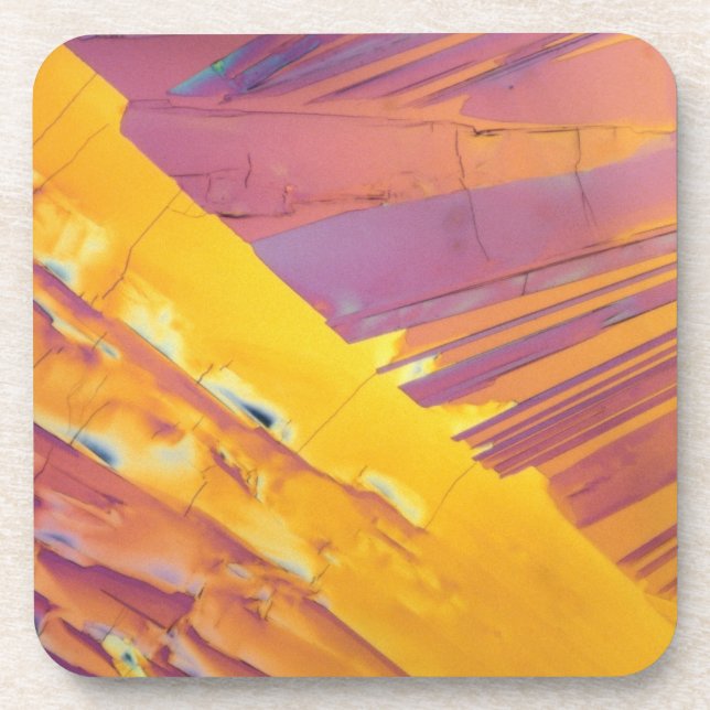 Oxalic Acid Crystals Coaster (Front)