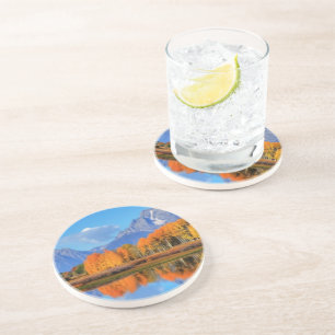 Oxbow Bend Sunrise Coaster