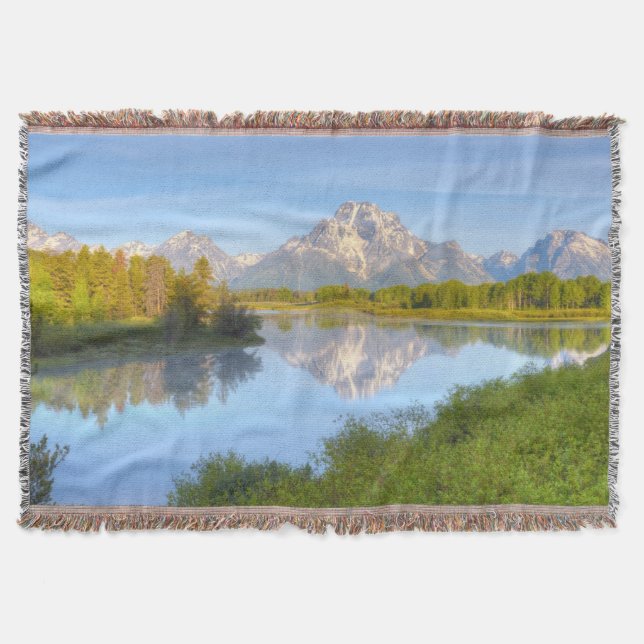 Oxbow Bend Throw Blanket (Front)